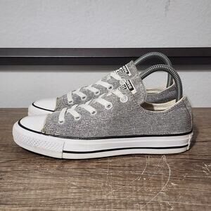 Converse Chuck Taylor All-Star Low Top Women's Sneakers Shoes Size 6 Silver